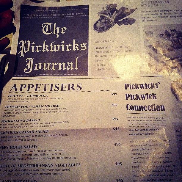 Food Photograph - The Pickwicks Journal #menu #food by Nikhil Chawla