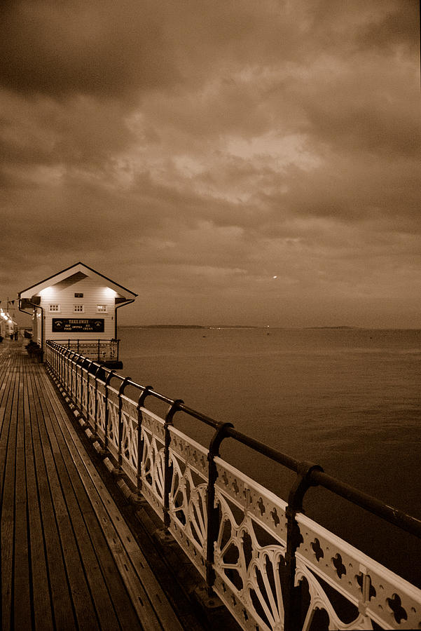 The Pier Photograph by Jenny Potter