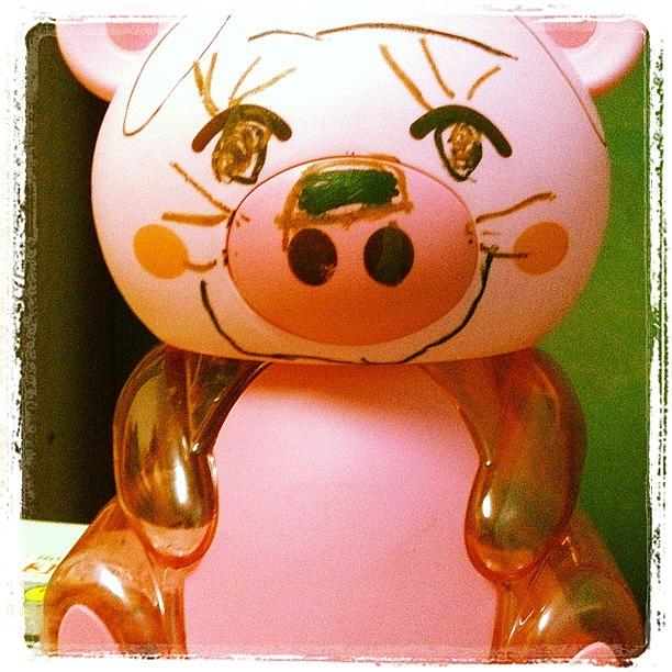 The Piggy Bank Became A Kitty Cat - Photograph by Jer Apurillo
