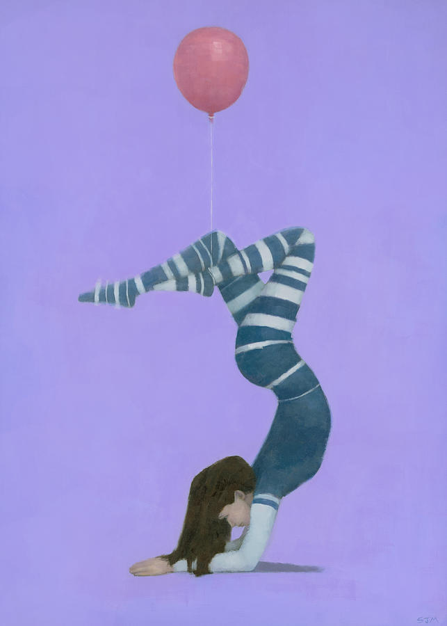 The Pink Balloon II Painting