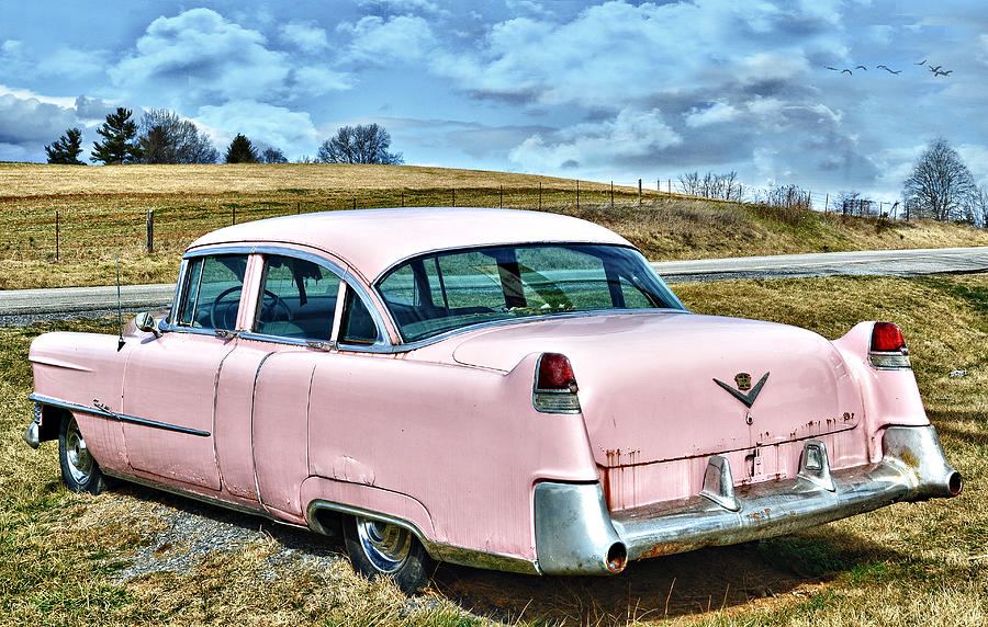 Pink Photograph - The Pink Cadillac III by Kathy Jennings