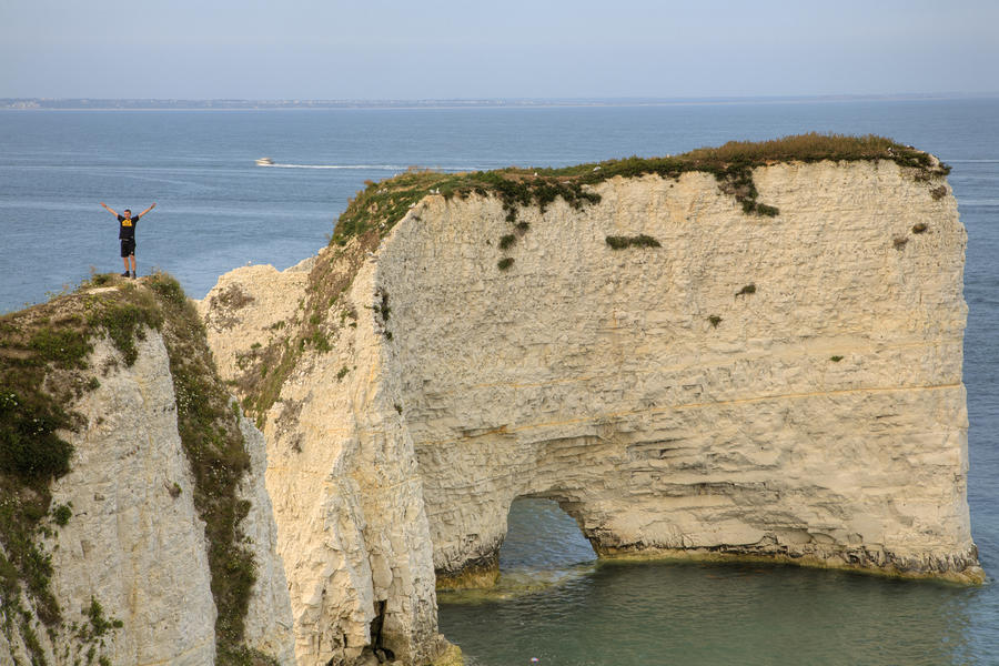 The Pinnacles at Old Harry Rocks Photograph by Ian Middleton