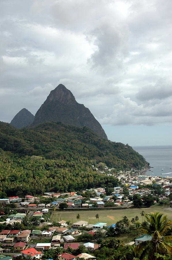 The Pitons In St. Lucia Photograph by Kathryn Ory - Pixels