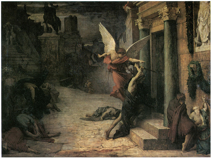 The Plague in Rome Painting by Jules-Elie Delaunay - Fine Art America