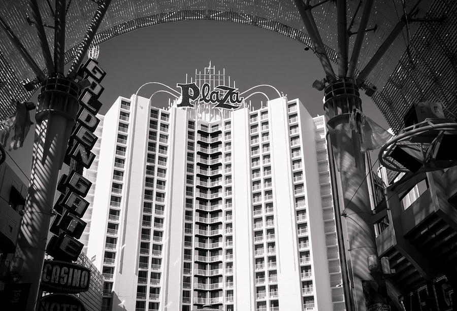 Las Vagas Digital Art - The Plaza Las Vegas  by Susan Stone