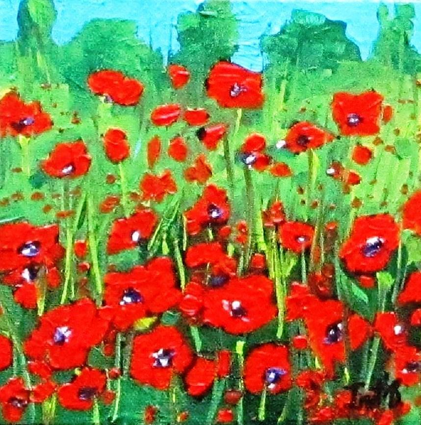 The Poppy Field Painting by Irit Bourla - Fine Art America