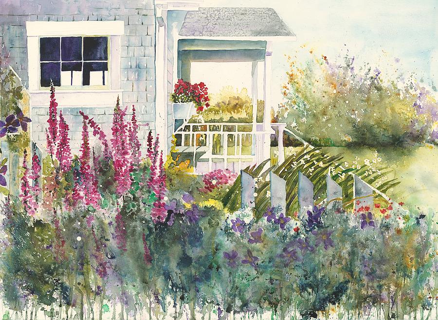 The Porch Painting By Linda Swindle - Pixels