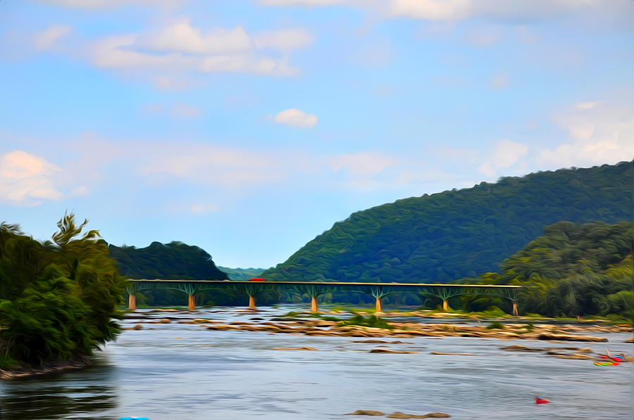 The Potomic River West Virginia Photograph by Bill Cannon