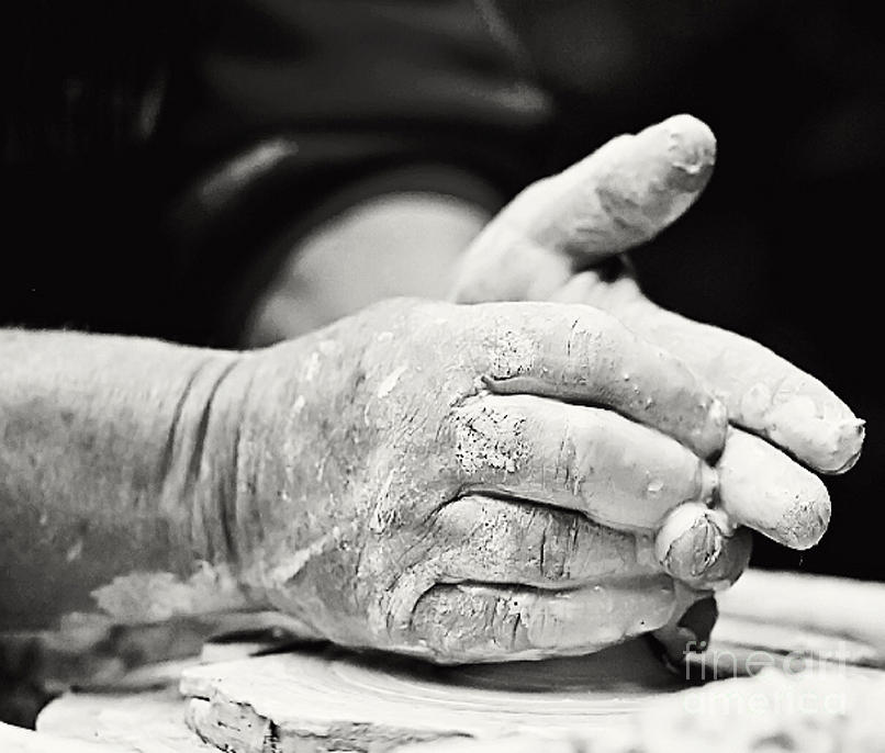 The Potters Hands Photograph by Pam  Holdsworth