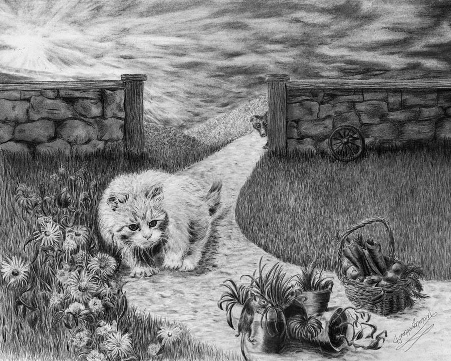 predator and prey drawing