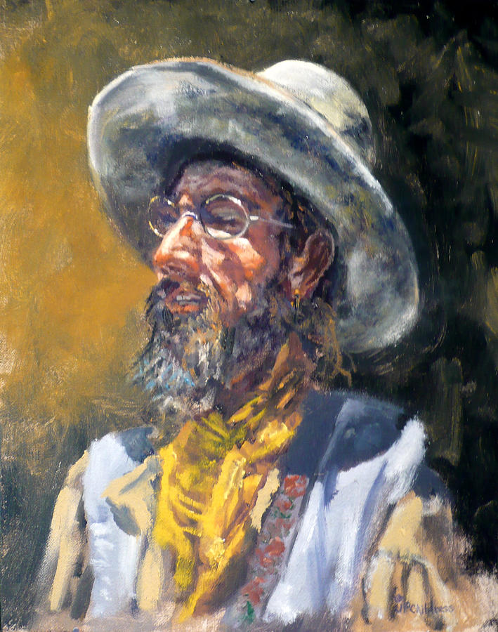 The Professor - original available Painting by J P Childress