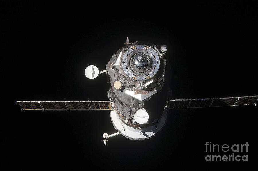 Space Photograph - The Progress 46 Spacecraft by Stocktrek Images