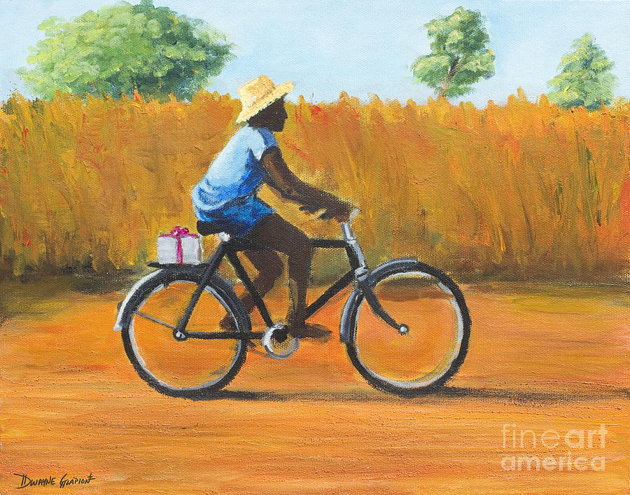 Bicycle Painting - The Promise by Dwayne Glapion