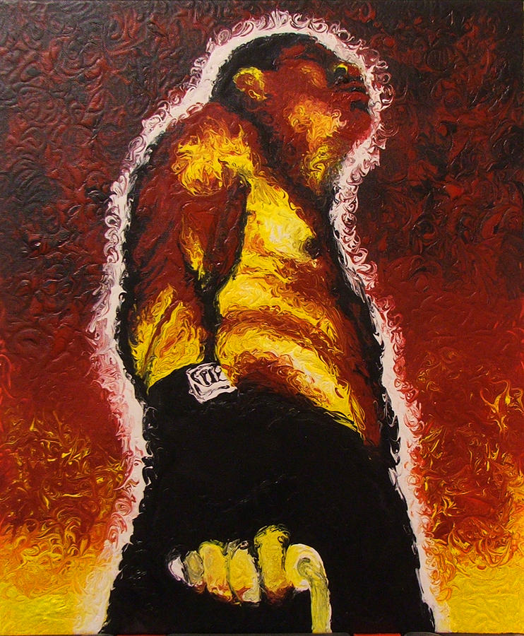 The Pugilist Painting by Brian Carlton