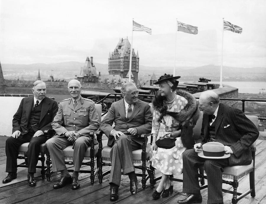 The Quebec Conference, Canadian Prime Photograph by Everett Fine Art