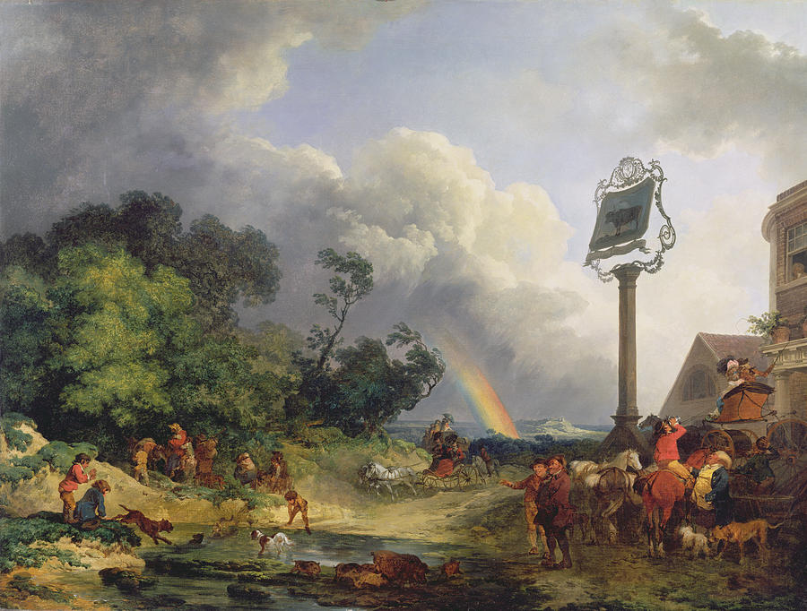 Landscape Photograph - The Rainbow by Philip James de Loutherbourg