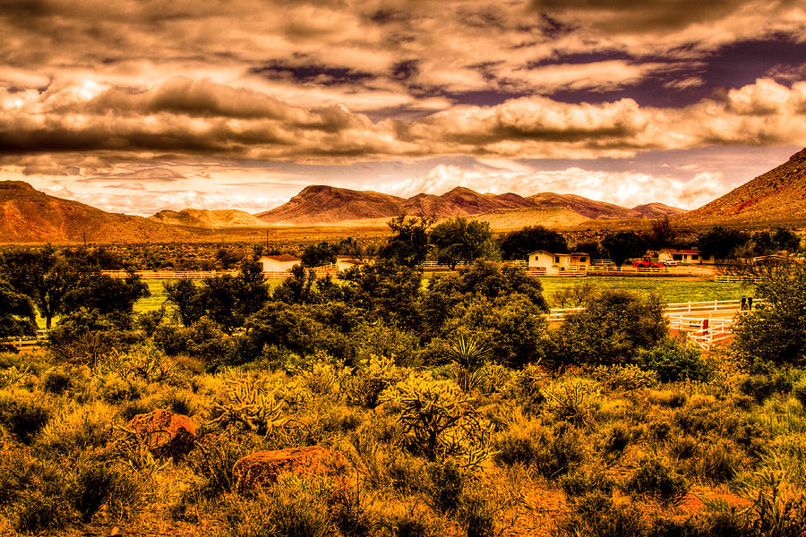 The Ranch at the Red Rock Conservation Area Photograph by David Patterson