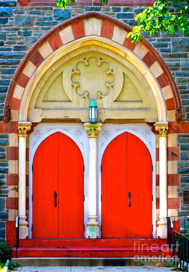 The Red Door Pyrography By Ted Wheaton