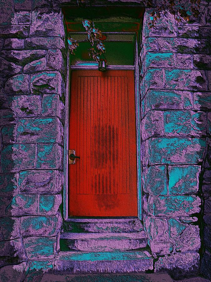 The Red Door Digital Art by Tim Allen