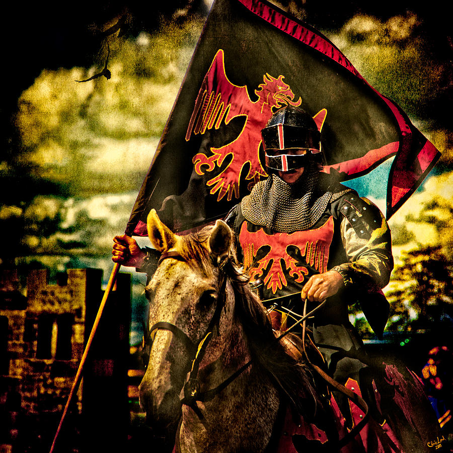 The Red Knight Rides Forth Photograph by Chris Lord