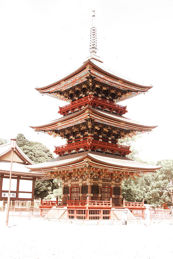 The Red Temple Photograph By Anthony Chia-bradley