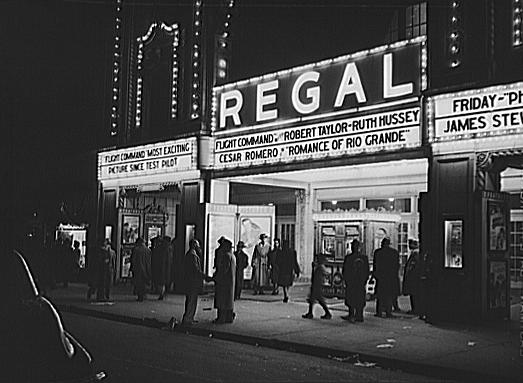 The Regal Theater, Showing Flight Photograph by Everett