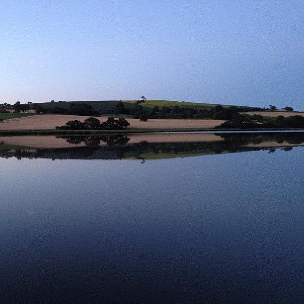 Mirror Photograph - The River Tiddy At Port Eliot #river by Joe Trethewey