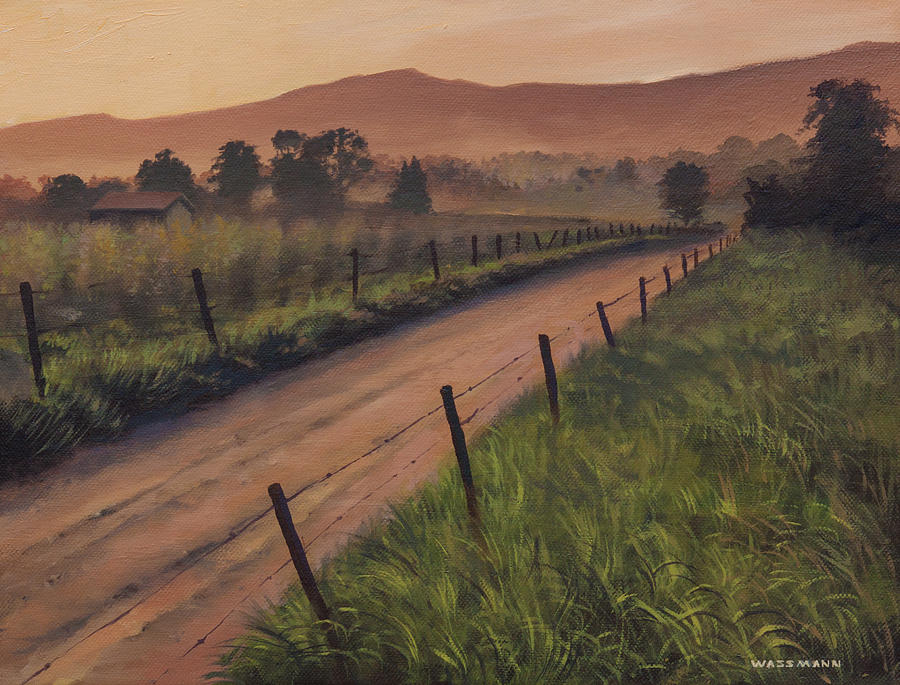 The Road Home Painting by Cliff Wassmann