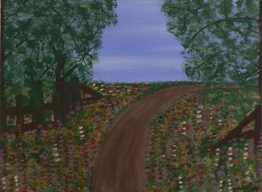 The Road Home Painting by Ione Hedges