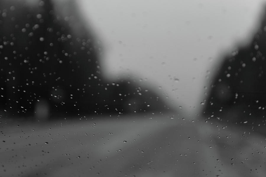 The road in rainy day Photograph by Michael Goyberg