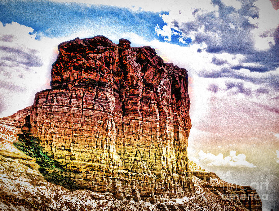 The Rock in Wyoming Photograph by Phyllis Kaltenbach