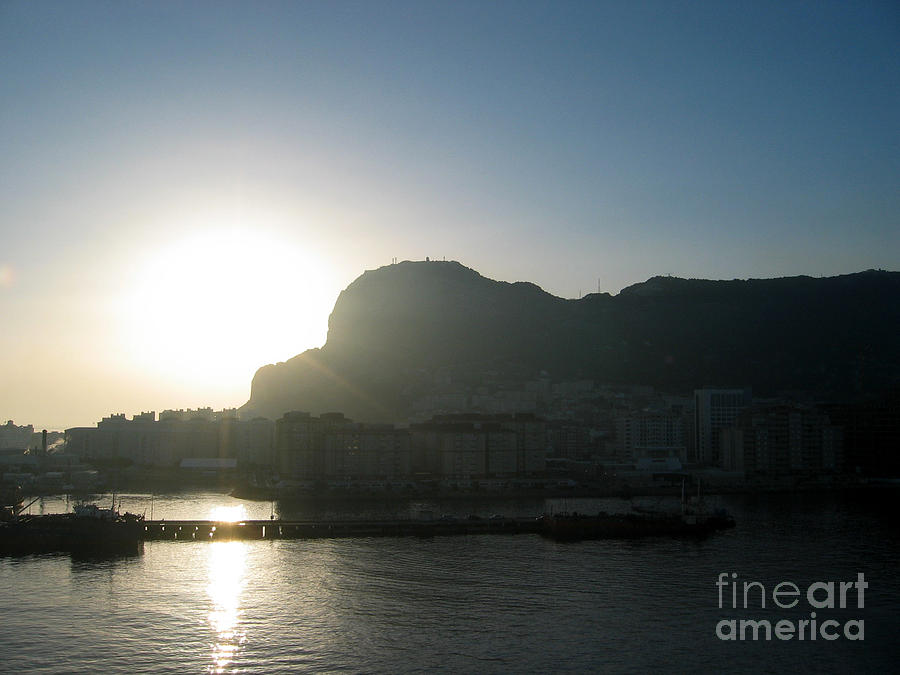 The Rock Of Gibraltar Digital Art