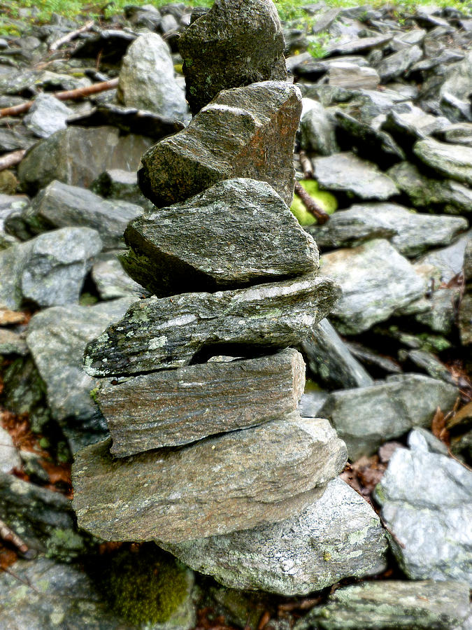 The Rock Pile Cairn Photograph by Mark Dodd