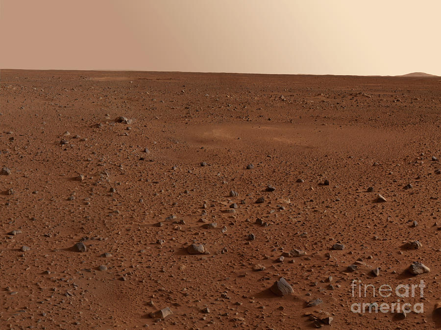 The Rocky Surface Of Mars Photograph by Stocktrek Images