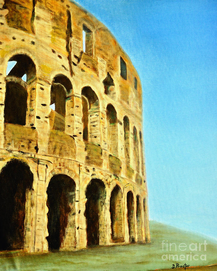 The Roman Colosseum by Donna Proctor