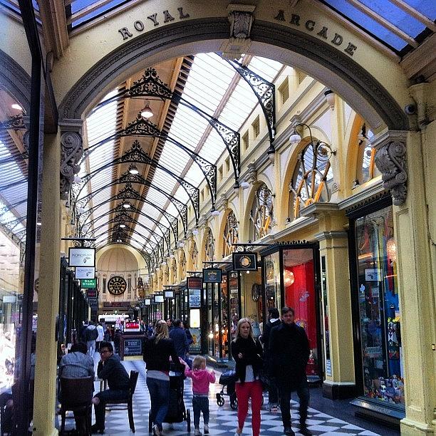 The Royal Arcade, Melbourne, Australia Photograph by Raam Dev