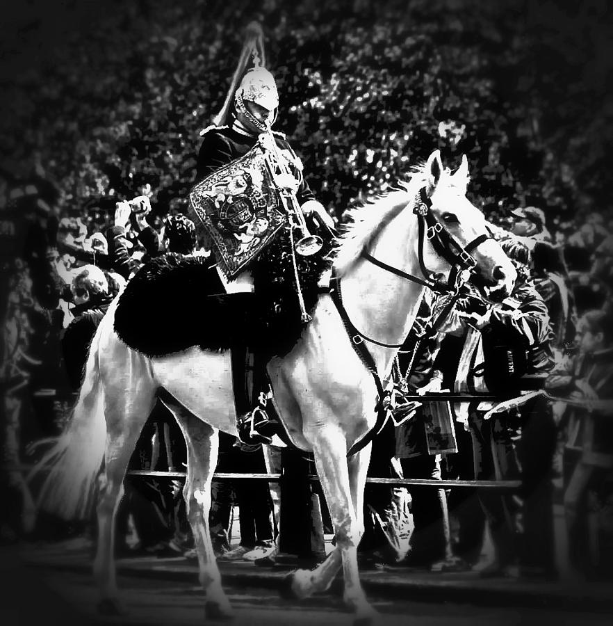 The Royal Horse Guard Digital Art by Carrie OBrien Sibley