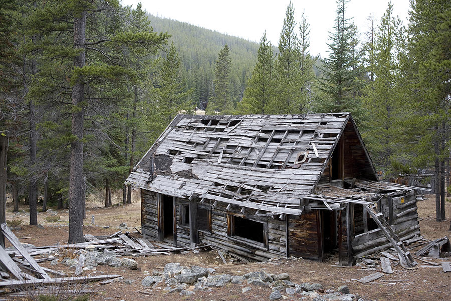 The Ruins Of A Building Barely Stand Photograph by Pete Ryan