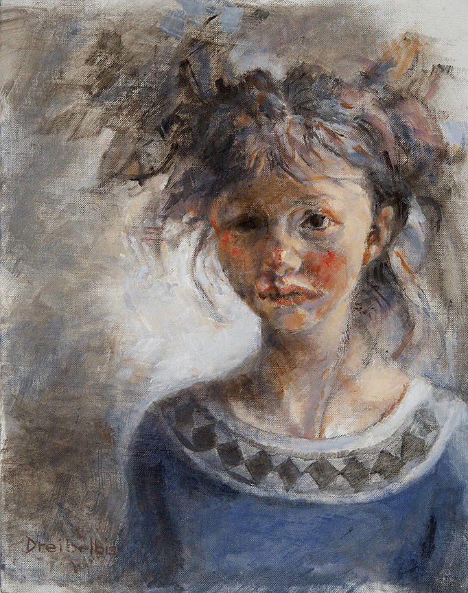 The Russian Girl Painting by Ellen Dreibelbis