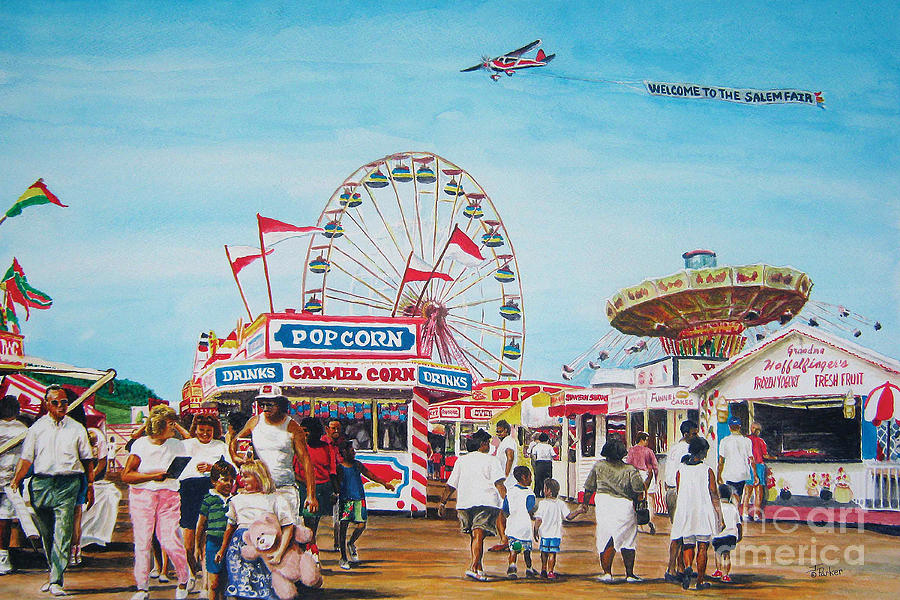 The Salem Fair Painting by Parker Jim | Fine Art America