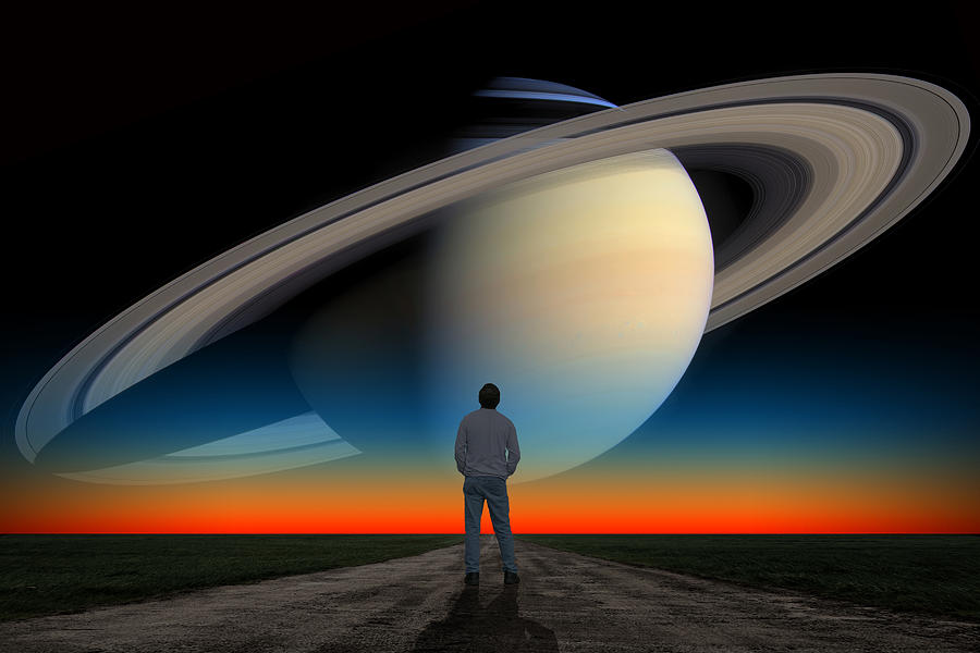 The Saturn Gaze Photograph by Larry Landolfi