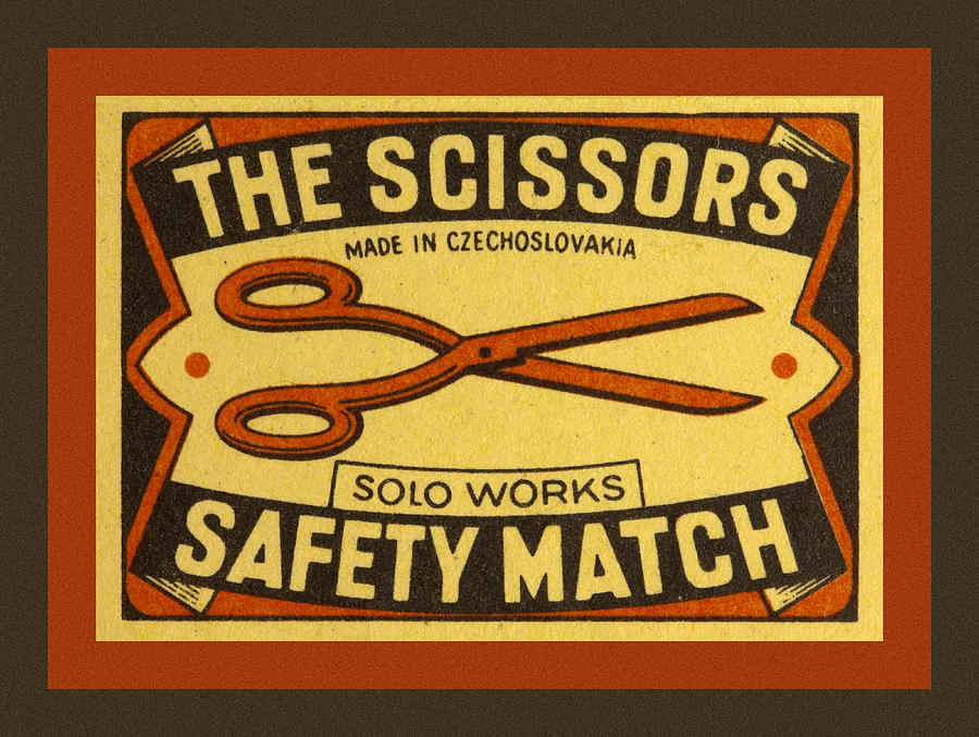 The Scissors Safety Match Photograph by Carol Leigh