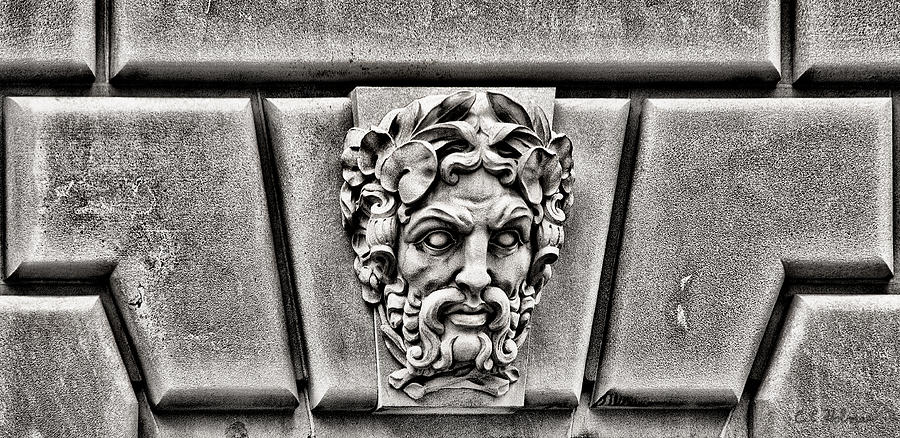 Washington D.c. Photograph - The Scowler - BW by Christopher Holmes