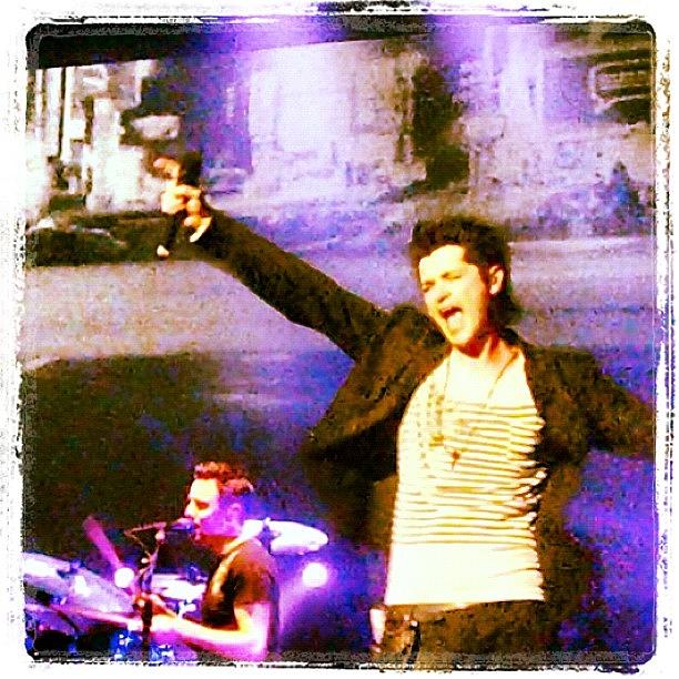 Music Photograph - The Script in New Orleans by Rebecca Shinners