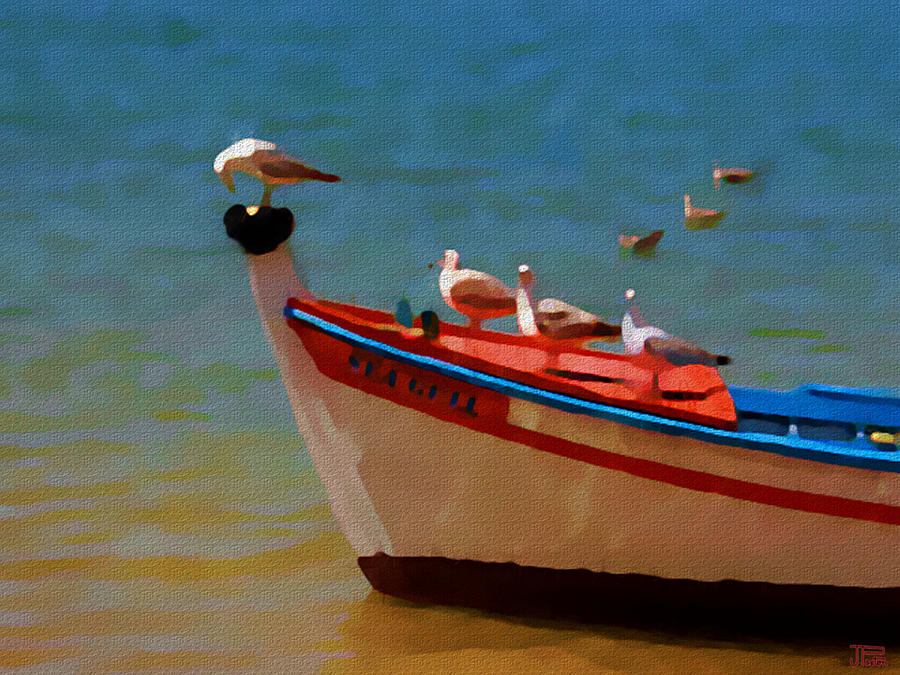 The Sea Gulls Painting by Jann Paxton