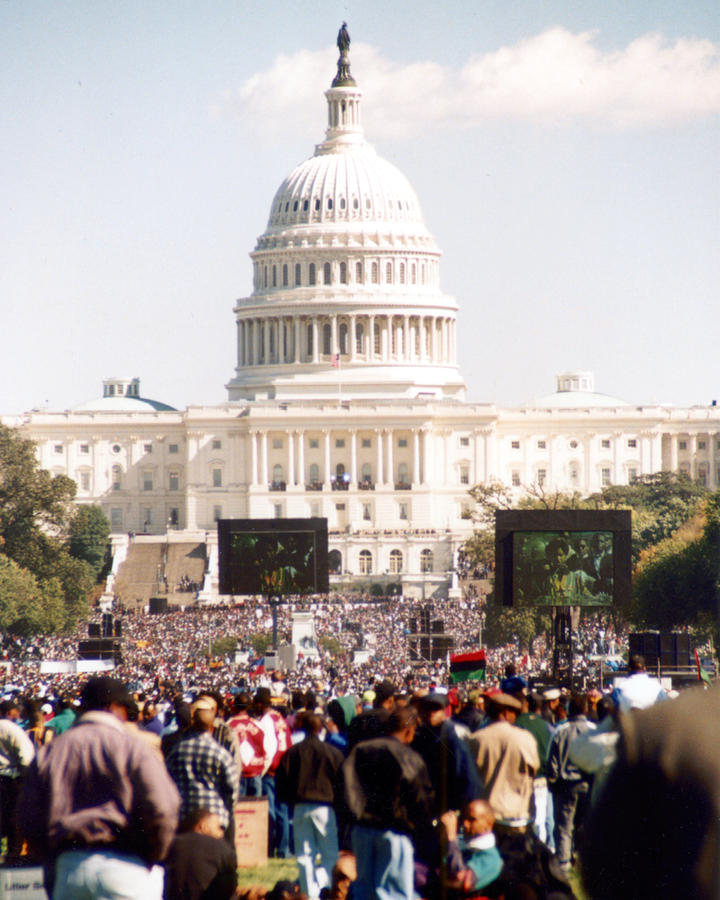 The Sea of the Million Man March Photograph by Emery Graham