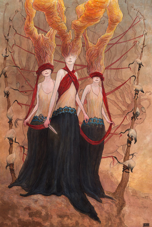 Queen Painting - The Seamstress and the Abductions     by Ethan Harris