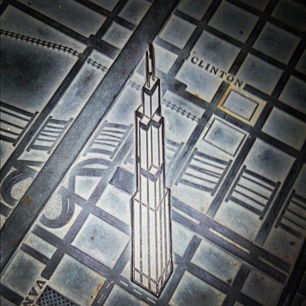 Chicago Photograph - The Sears Tower Etched In Steel #chicago by Victoria O