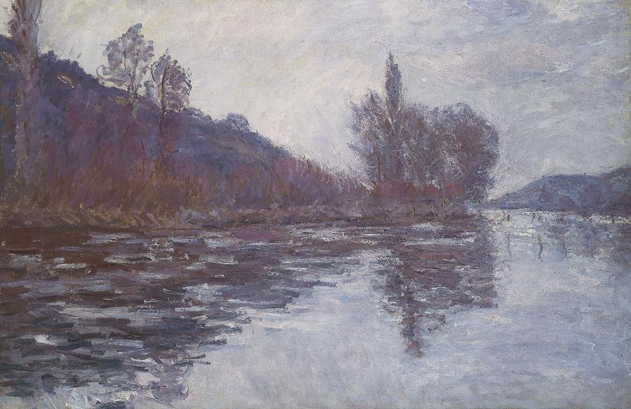 Claude Monet Painting - The Seine near Giverny by Claude Monet