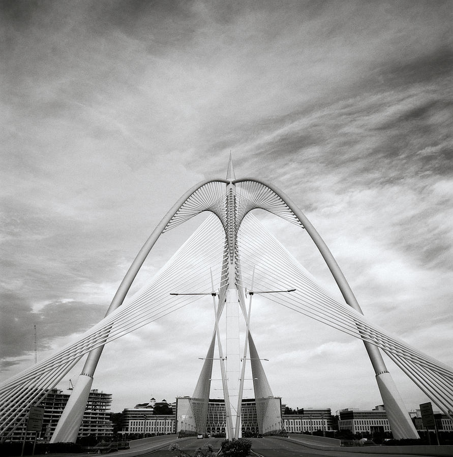 Futuristic Bridge  Photograph by Shaun Higson